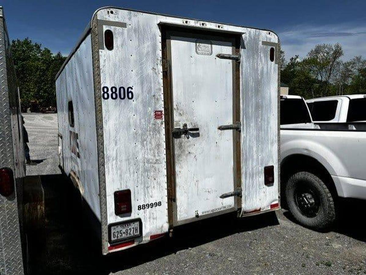 Used 2014 CARGO CRAFT 16’ T/A BUMPER PULL CREW / DOGHOUSE TRAILER