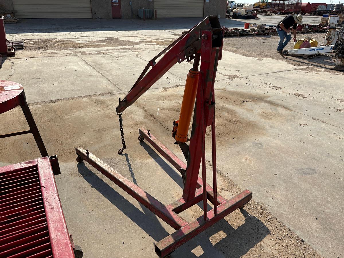 Used Central hydraulics 8-ton rolling engine hoist