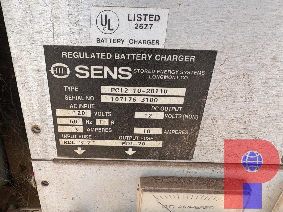 Used STAMFORD 100KW 3-PHASE AC GENERATOR P/B: 8-CYLINDER NATURAL GAS ENGINE