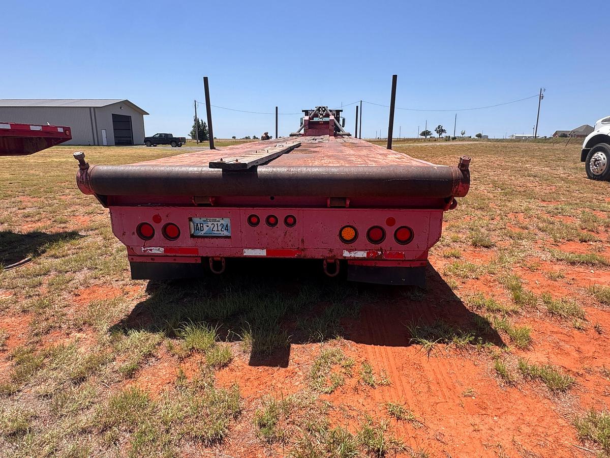 Used 2001 ATOKA 3 AXLE STIFF NECK OILFIELD LOWBOY TRAILER