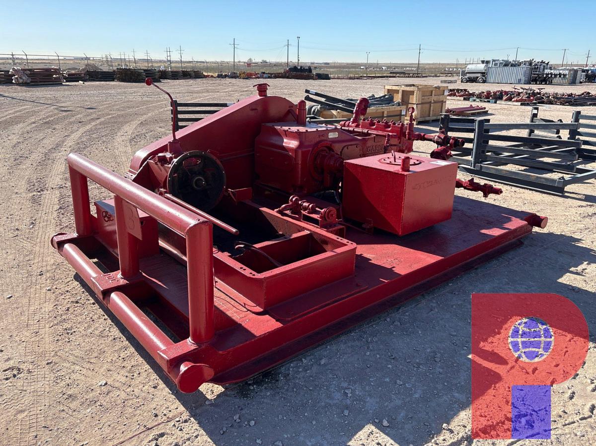 Used GARDNER DENVER 1PE-172 TRIPLEX PUMP, SKIDDED