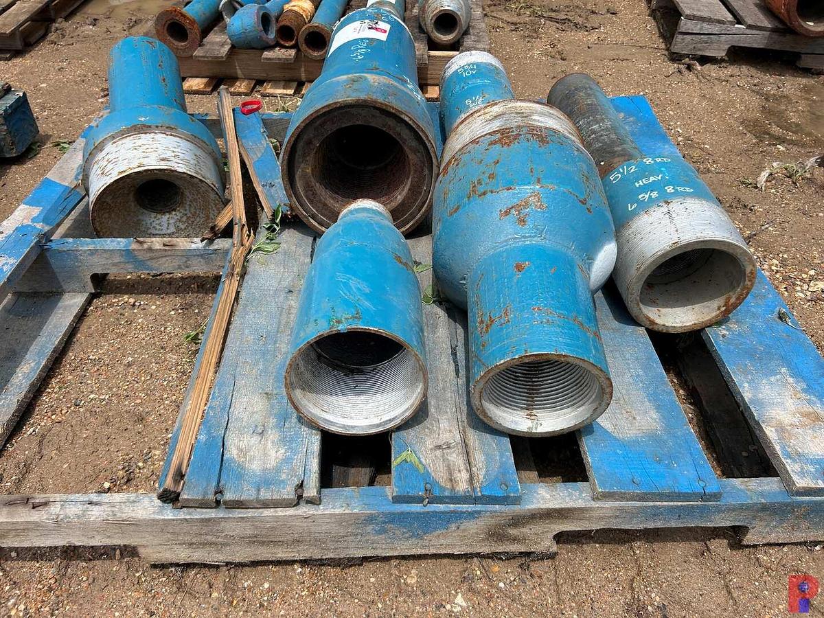 Used (20 X $) 3-PALLETS RANGE OF 2-3/8” - 6-5/8” X-OVER SUBS & RELATED