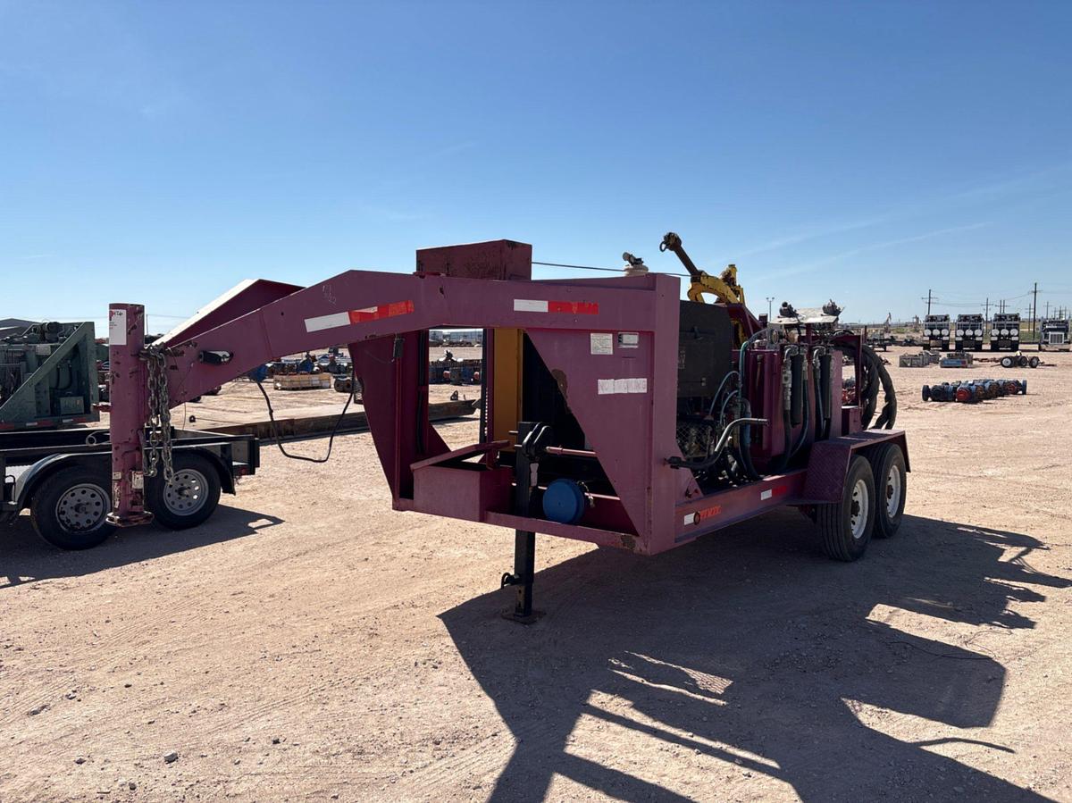 Used 2008 LOGAN PS-85 POWER SWIVEL MTD ON T/A GOOSENECK TRAILER