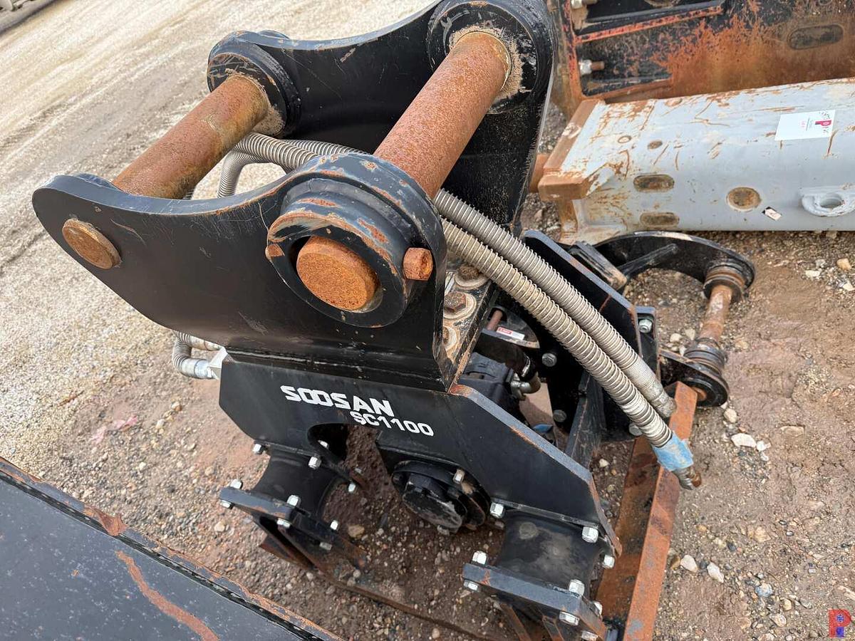 Used SOOSAN SC1100 HYDRAULIC PLATE COMPACTOR
