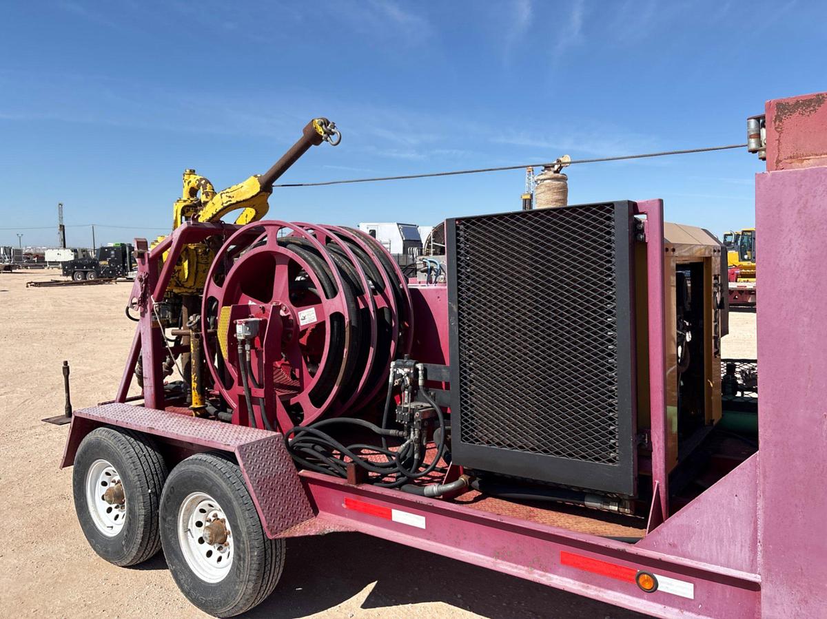 Used 2008 LOGAN PS-85 POWER SWIVEL MTD ON T/A GOOSENECK TRAILER