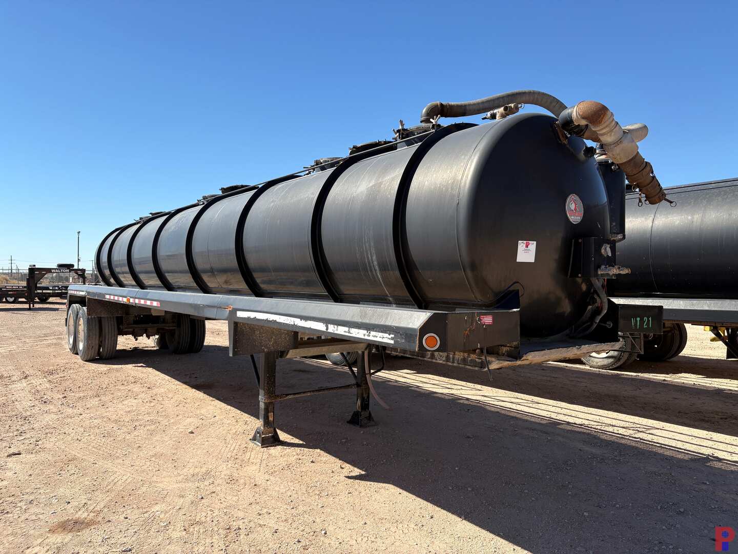 Used 2019 DRAGON 130BBL T/A VACUUM TRAILER