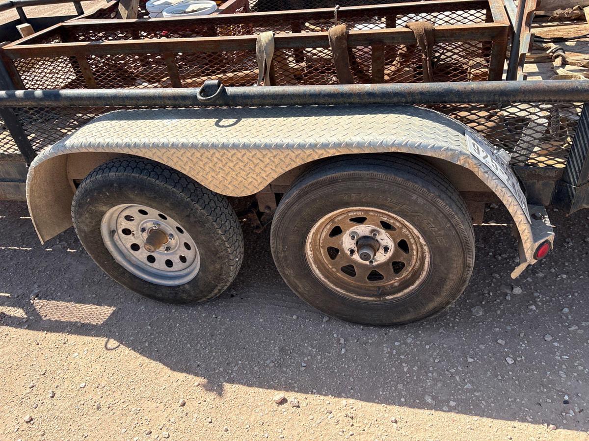 Used PJ 16’ X 7’ T/A BUMPER PULL TOOL TRAILER