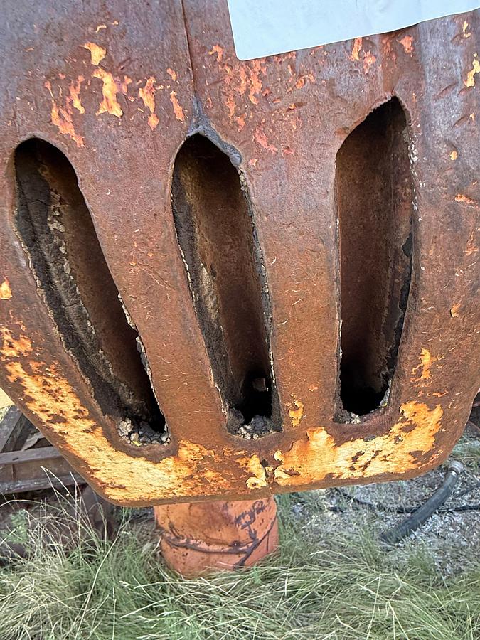 Used BREWSTER CO H-50-B 50-TON 3-SHEAVE BLOCK HOOK