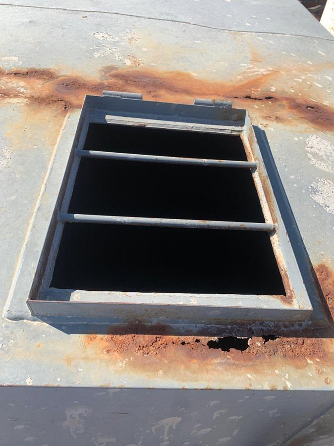 Used 47’ L x 9’ W x 11’ T 620 Barral Skidded Frac Tank