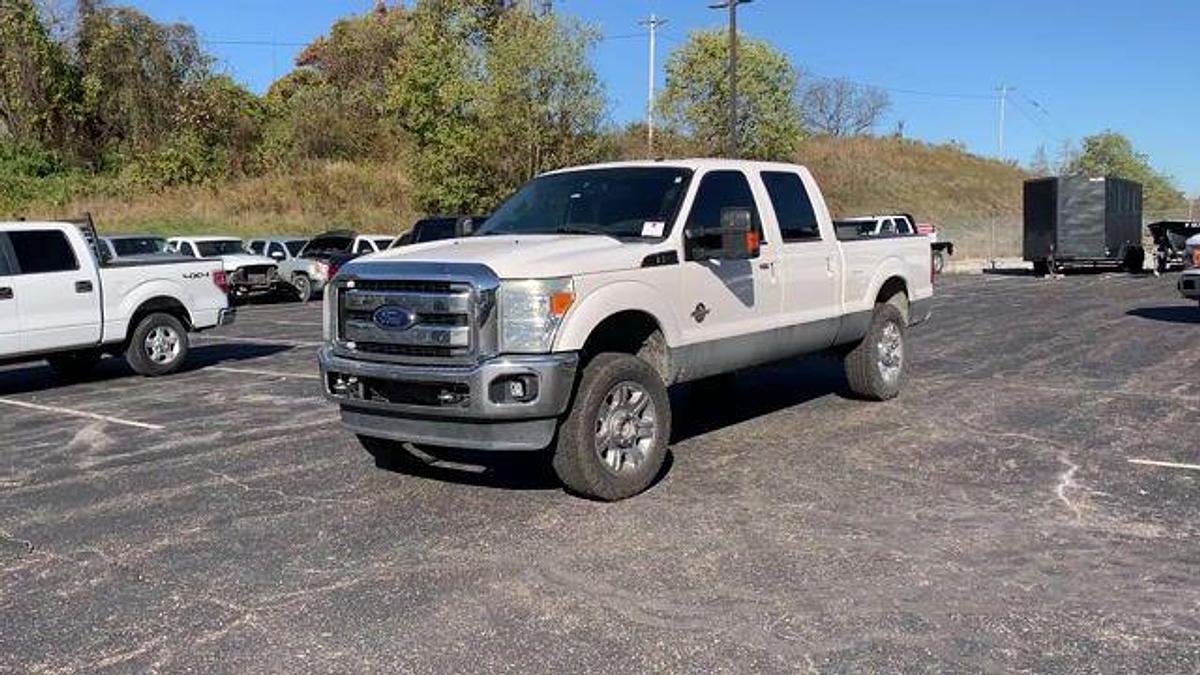 Used 2015 FORD F-350 SUPER DUTY LARIAT POWERSTROKE CEW CAB PICKY