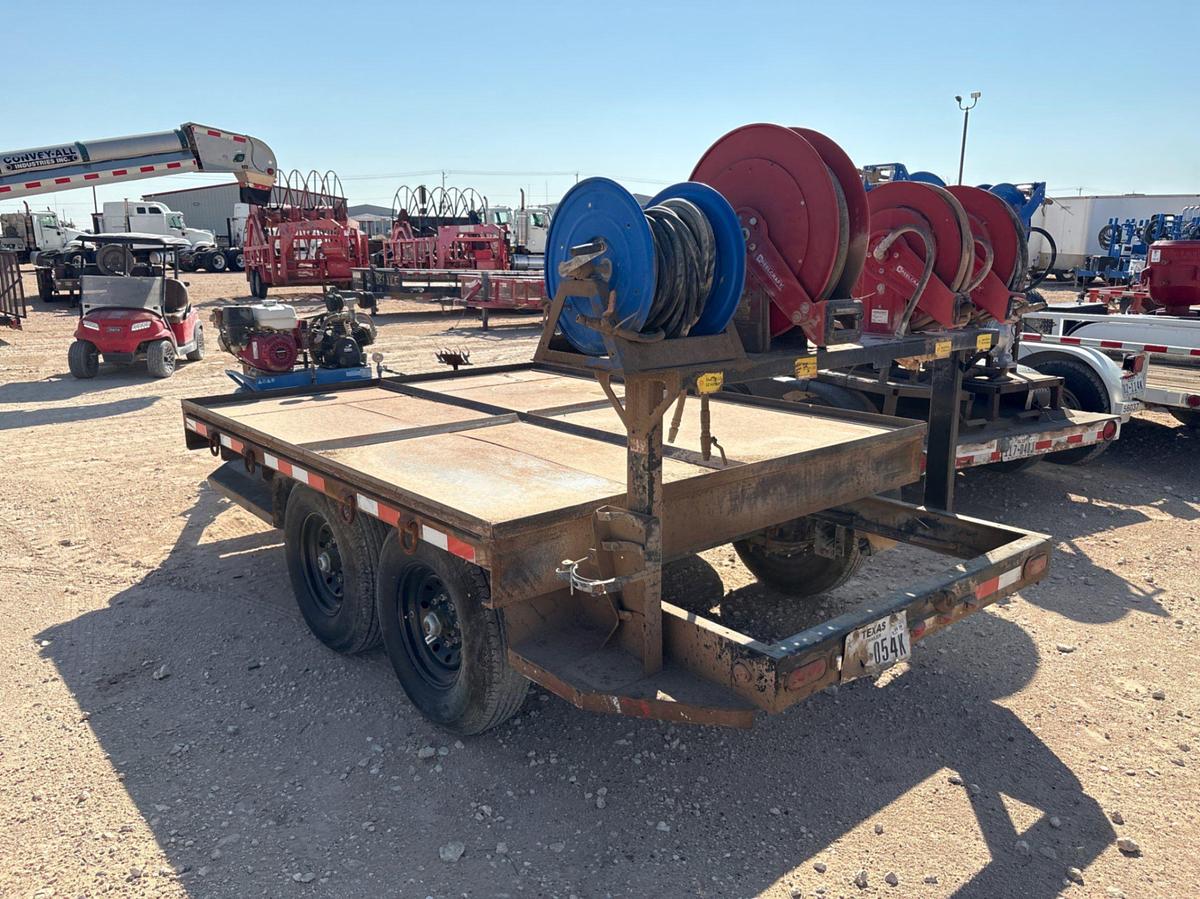 Used 2018 SAGE OIL VAC 12’ X 88” T/A BUMPER PULL LUBE TRAILER