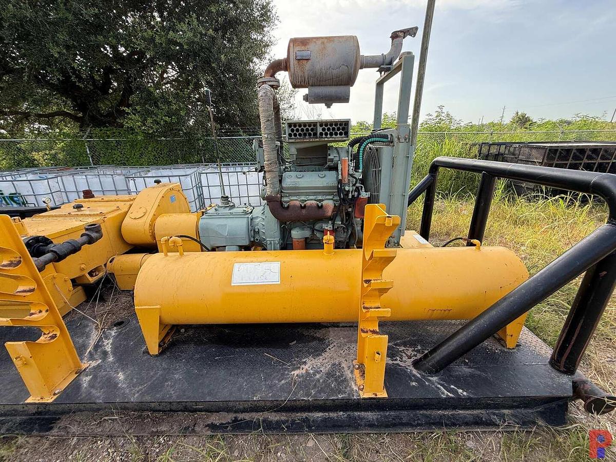 Used JWS 165L TRIPLEX WELL SERVICE PUMP P/B DETROIT DIESEL, SKIDDED