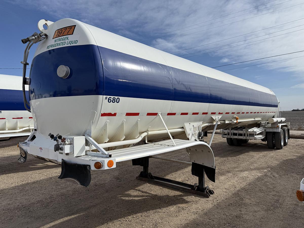 Used 2009 CS&P 7,600 GAL. LN2 NITROGEN T/A TRANSPORT TRAILER