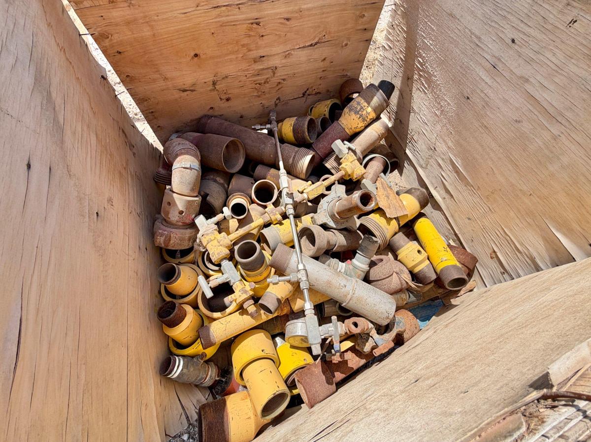 Used Pallet of adapters, Swedges, test plugs, etc.