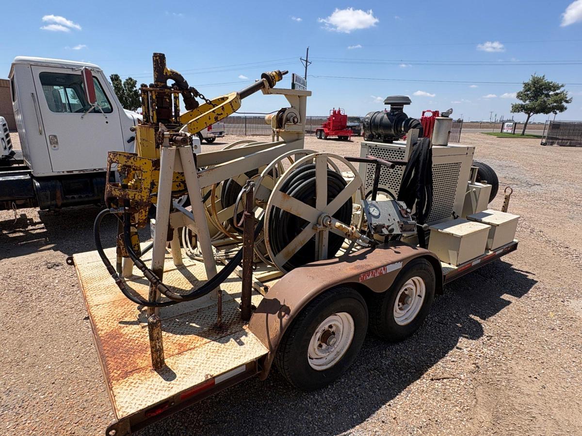 Used Logan 2.0 power swivel mtd on T/A bumper pull trailer