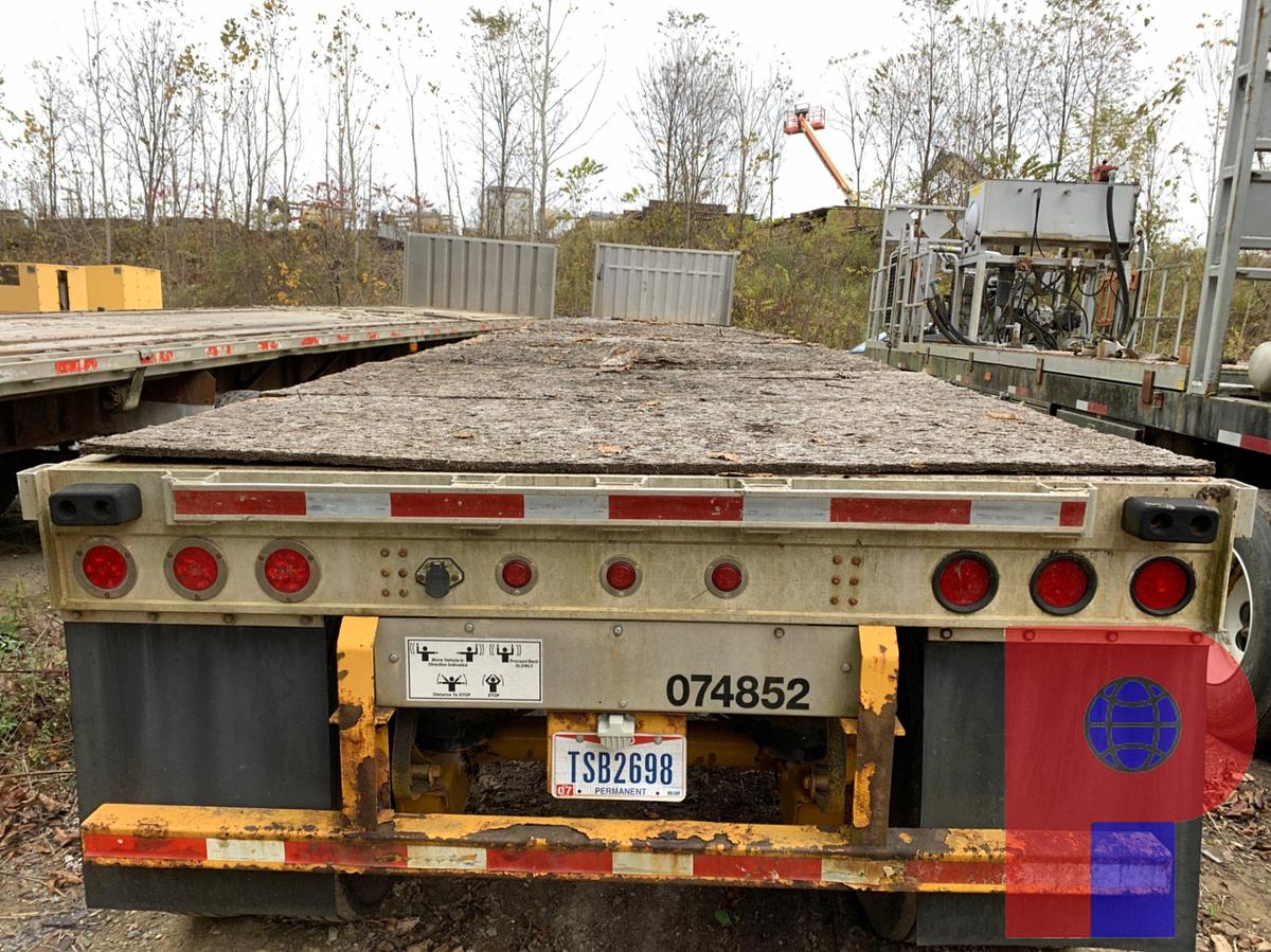 Used 2006 48’ X 96” FONTAINE FLAT DECK TRAILER