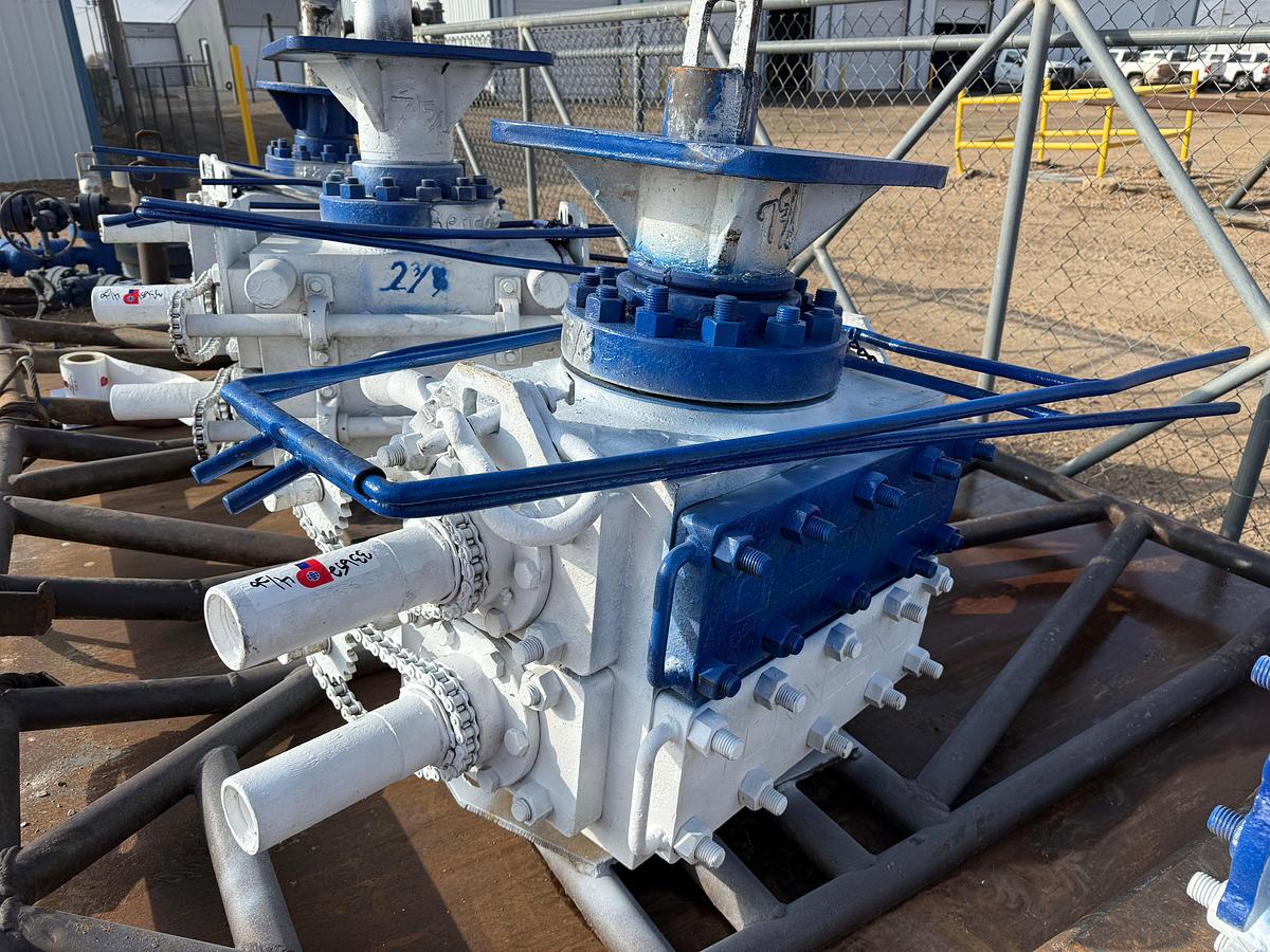 Used 7-1/16 TOWNSEND 3M 2-7/8 DBL MANUAL BLOWOUT PREVENTER, CHARTED