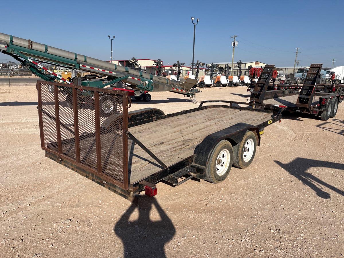 Used 2001 BIG TEX 16’ X 83” T/A BUMPER PULL UTILITY TRAILER