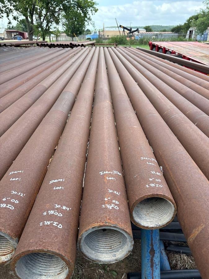 Used 6”OD x 2-3/8”ID x 30.22’L 4-1/2XH SLICK DRILL COLLAR