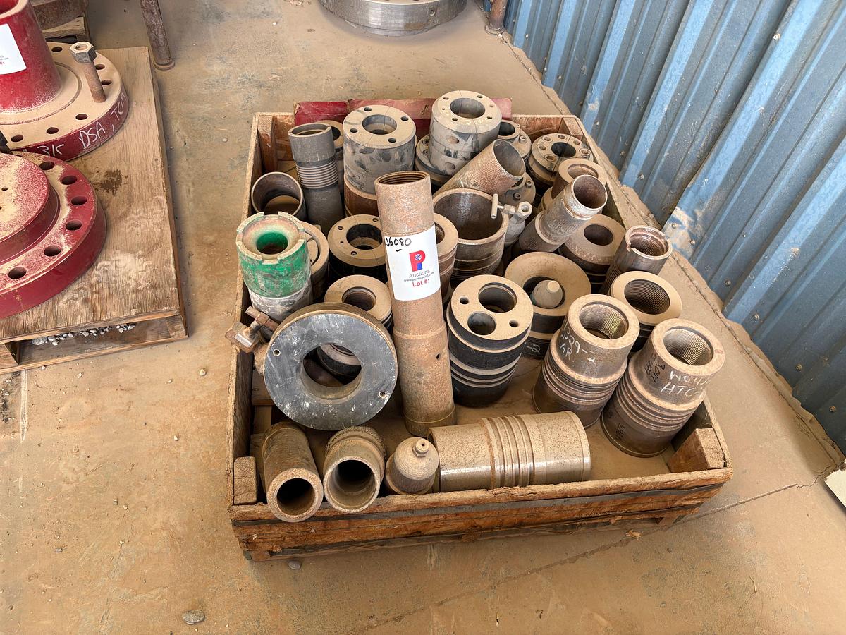 Used (2 pallets) assorted size tubing/casing hangers & running tools