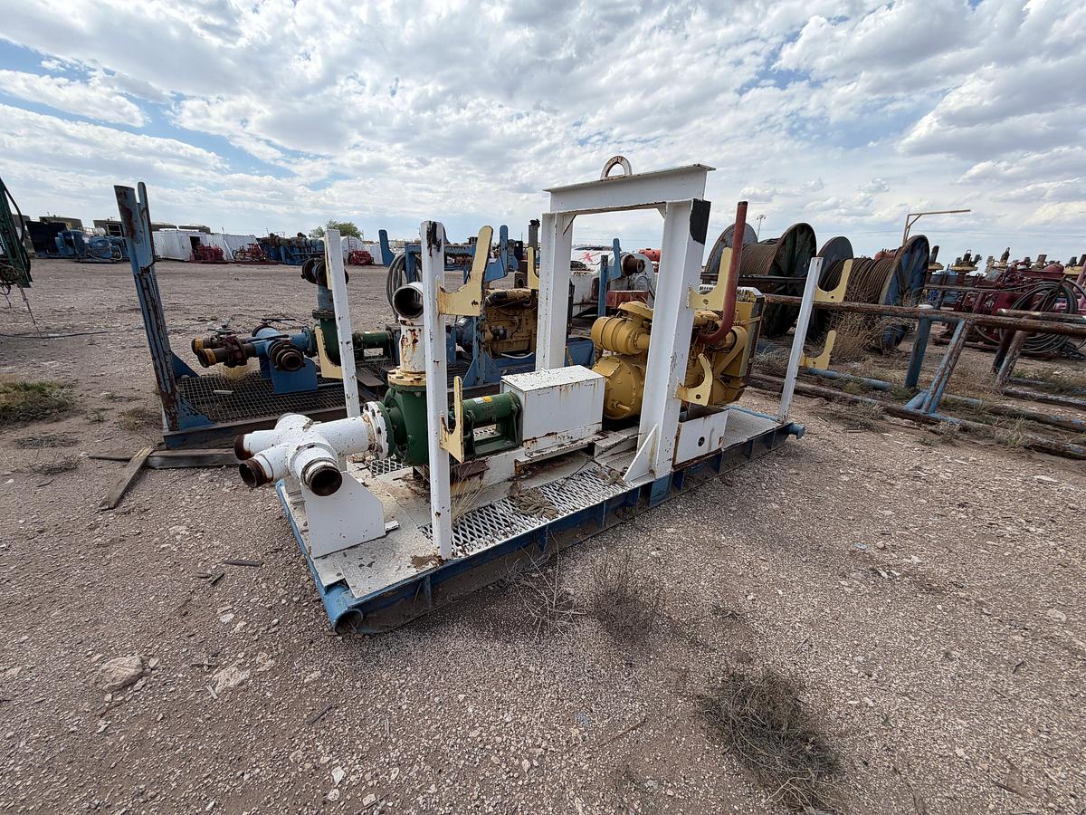 Used Mission 5x6R Cent Pump p/b: CAT 6cyl. diesel engine