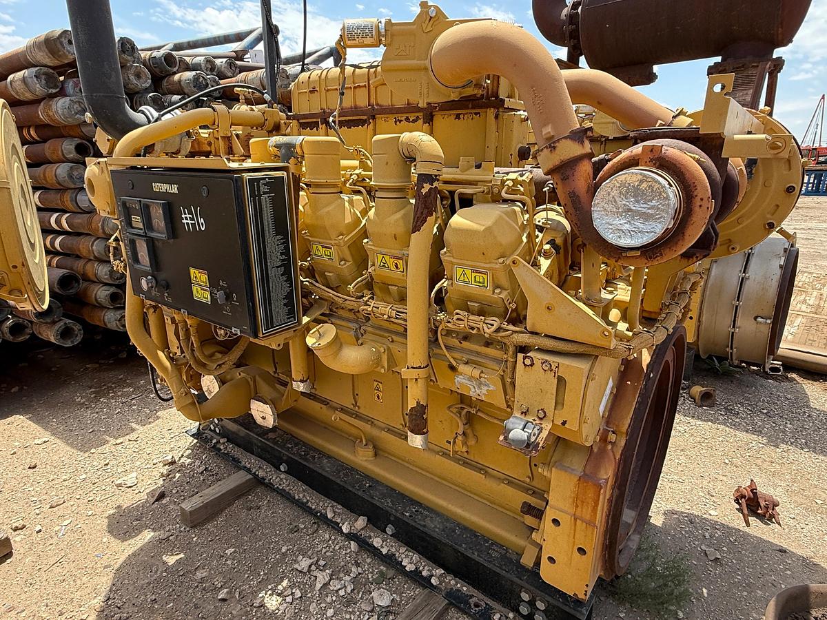 Used CATERPILLAR 3512 DRILLING MUD PUMP DIESEL ENGINE