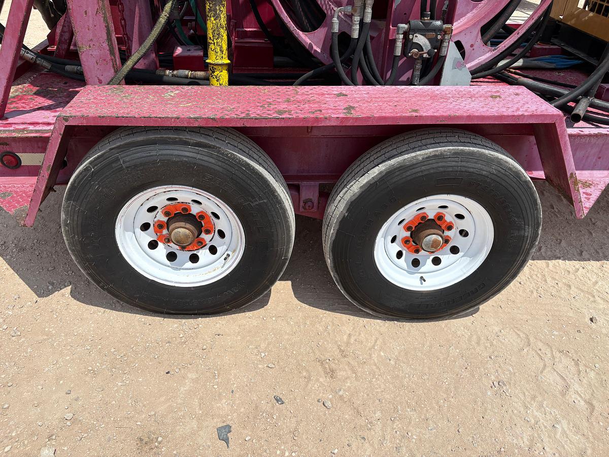 Used LOGAN PS85 85-TON POWER SWIVEL UNIT MTD ON T/A GOOSENECK TRAILER