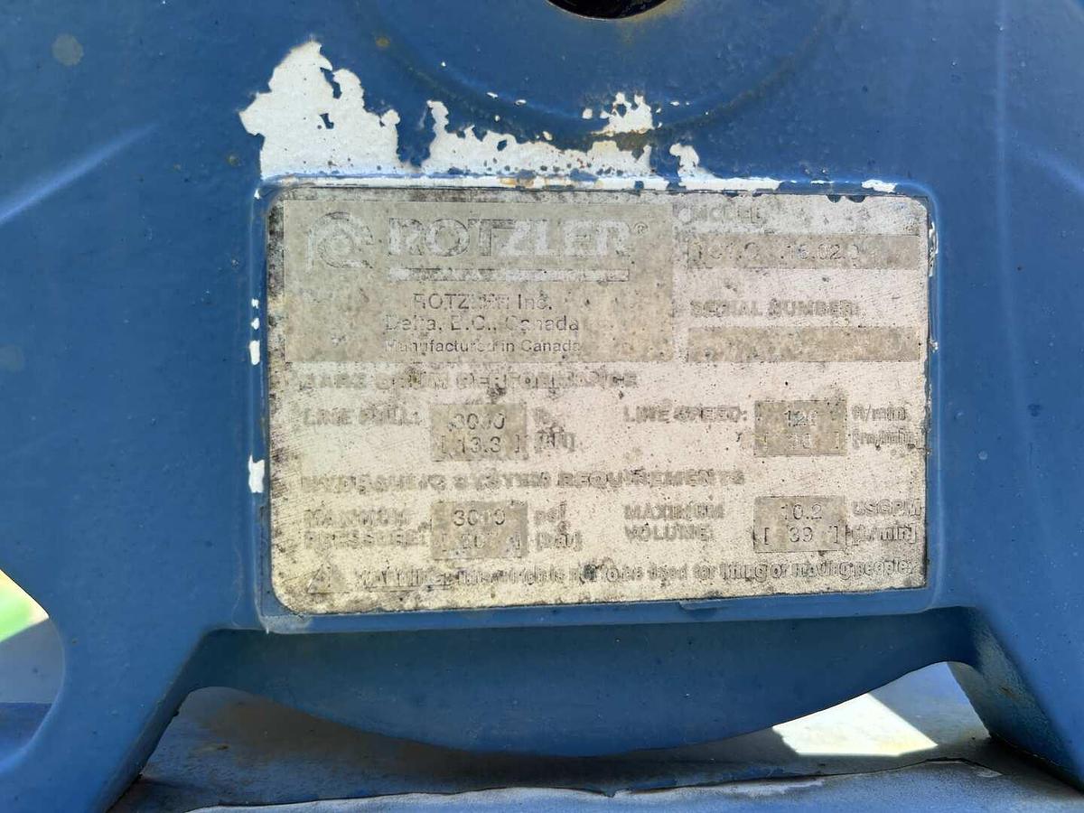 Used NOV BOWEN S-85 POWER SWIVEL MTD ON 2007 AMERITRAIL GOOSENECK T/A TRAILER