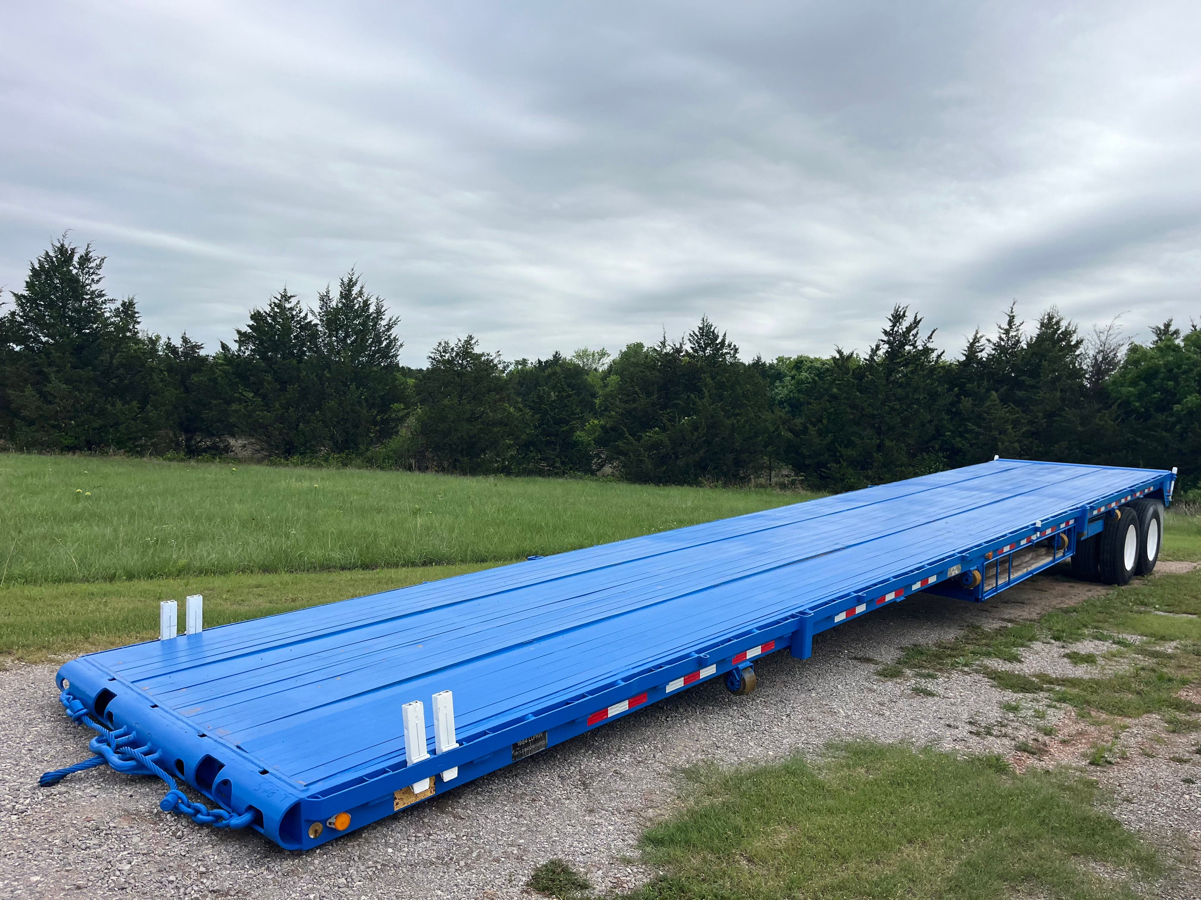 Used 1984 LUFKIN 8 'WIDE X 45 'LONG T/A OILFIELD FLOAT