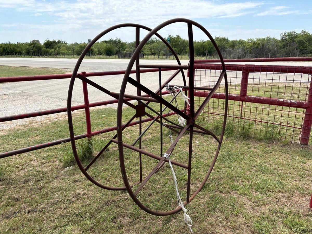 Used 6’W x 1.5’DEEP cable spool, skidded