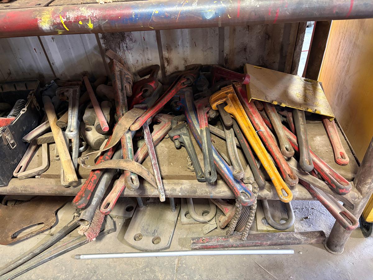 Used Large assortment of hand tools located in shop