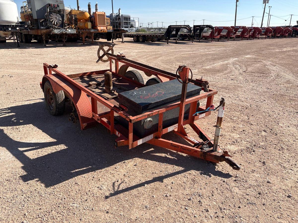 Used 2008 TMP 10’ X 5’ T/A BUMPER PULL BOP TRAILER