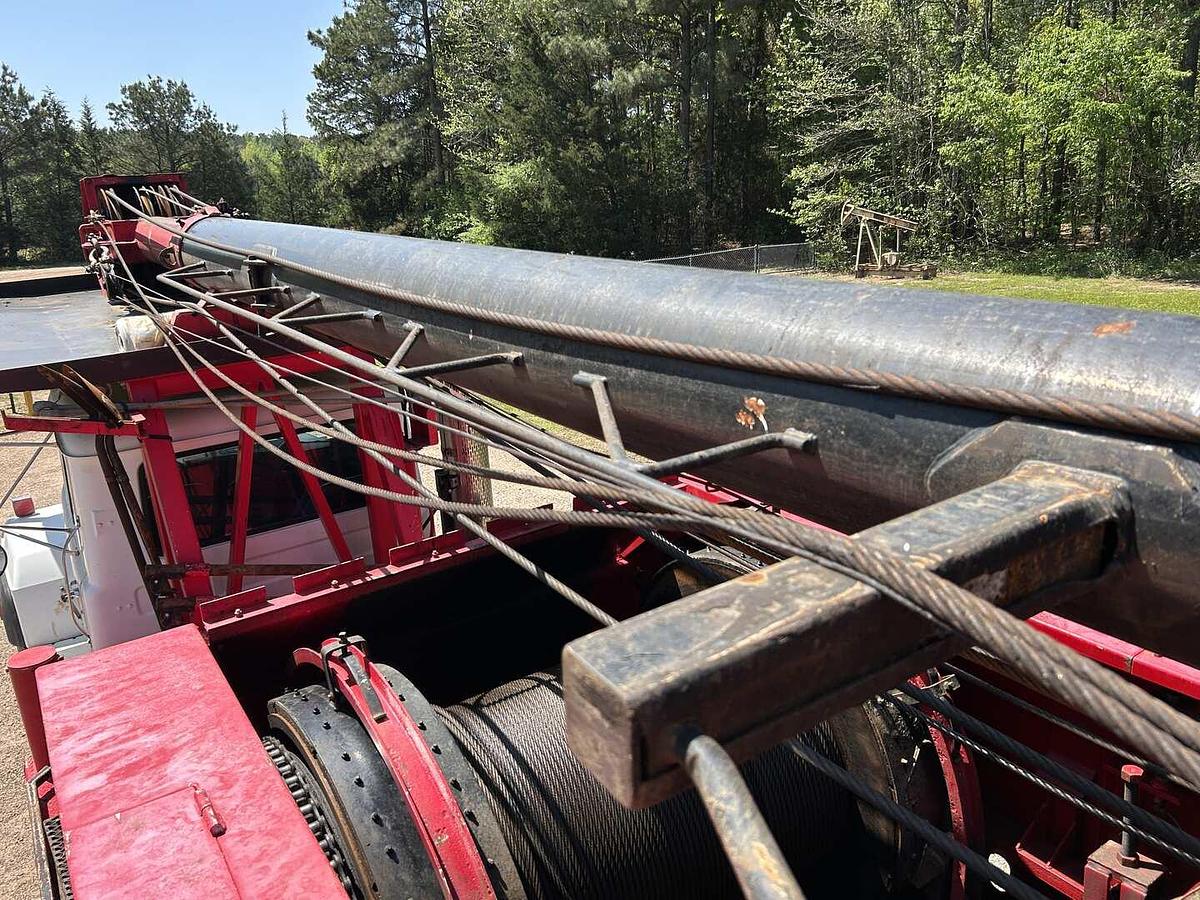 Used FRANKS 658 DD 67'-65,000 13-5/8" X 11" SINGLE POLE WELL SERVICE WORKOVER RIG