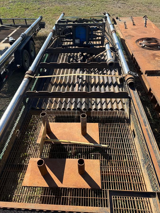 Used 2017 STEWART WIRELINE LUBRICATOR WITH BOP TRAILER