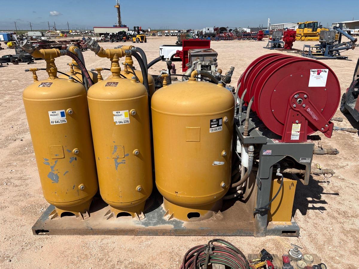 Used Sage Oil Vac model 2H48-5210 lube skid