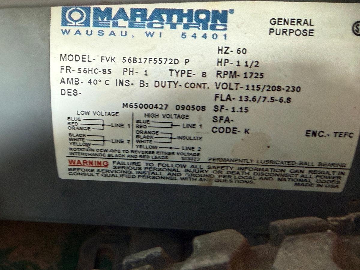Used MCELROY PITBULL NO. 28 MODEL AT805505 ELECTRIC FUSION MACHINE