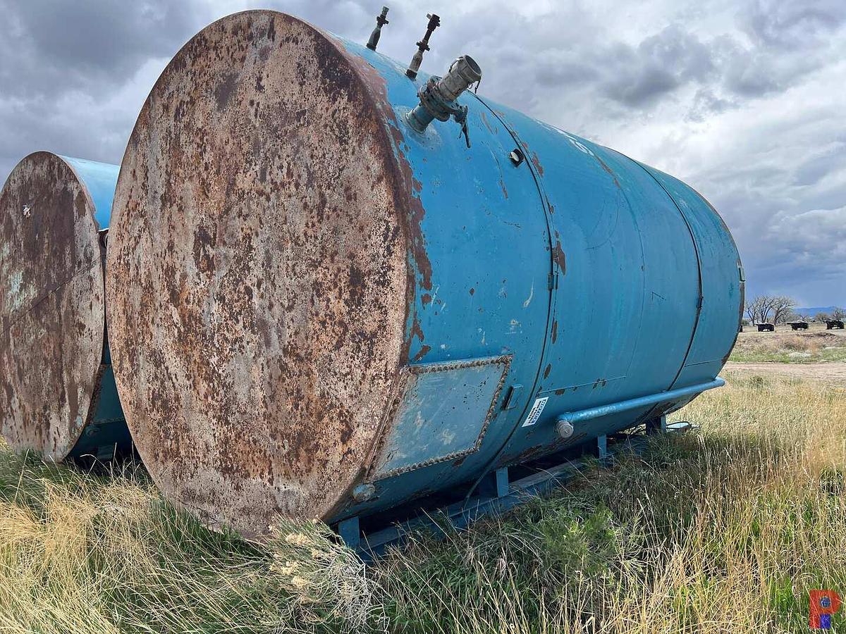 Used EATON 12’DIAMETER X 20’H 400BBL VERTICAL STORAGE TANK