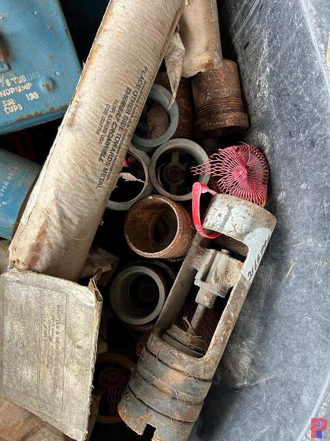 Used (2 X $) (2) MISC TUBS W/ FISHING TOOLS