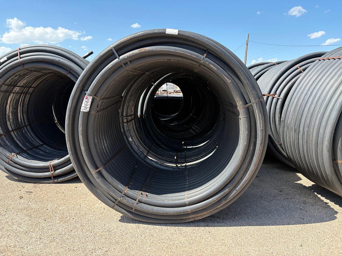 Used 1000’ ROLL OF USED 3” IPS POLY PIPE