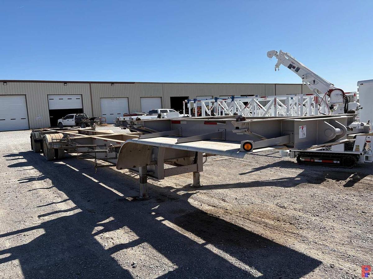 Used 2012 PEERLESS 47’ X 102” 2-AXLE PIN ON DROP DECK CT SUPPORT TRAILER