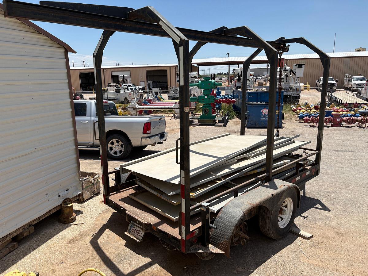 Used 12’ X 6’ T/A Bumper pull monorail trailer