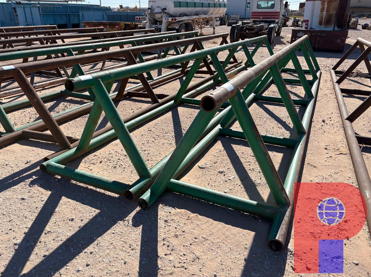 Used (2X$) 28’ X 42” TRIANGLE PIPE RACKS
