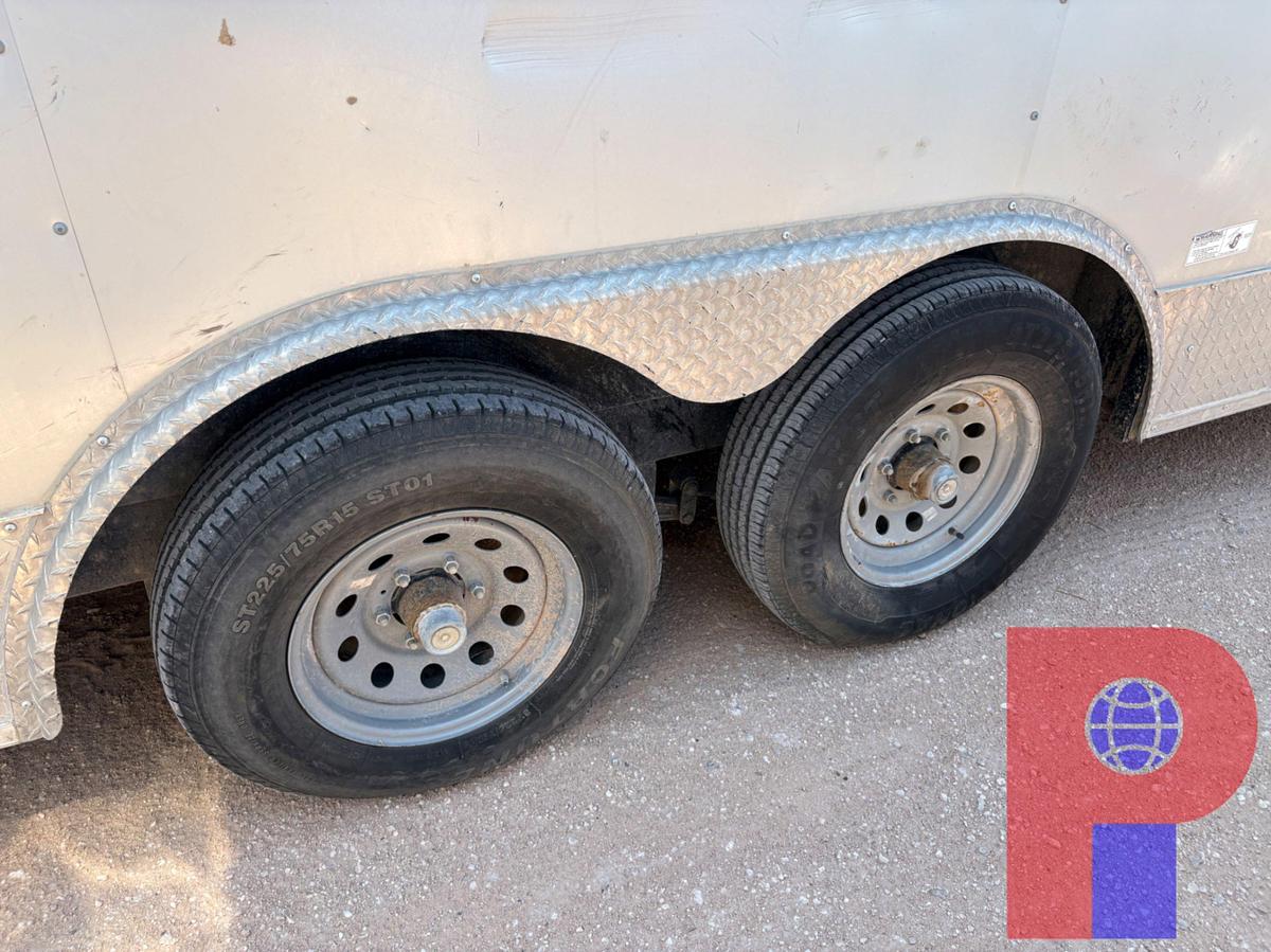 Used 2022 QUALITY CARGO 26’ X 102” ENCLOSED TRAILER