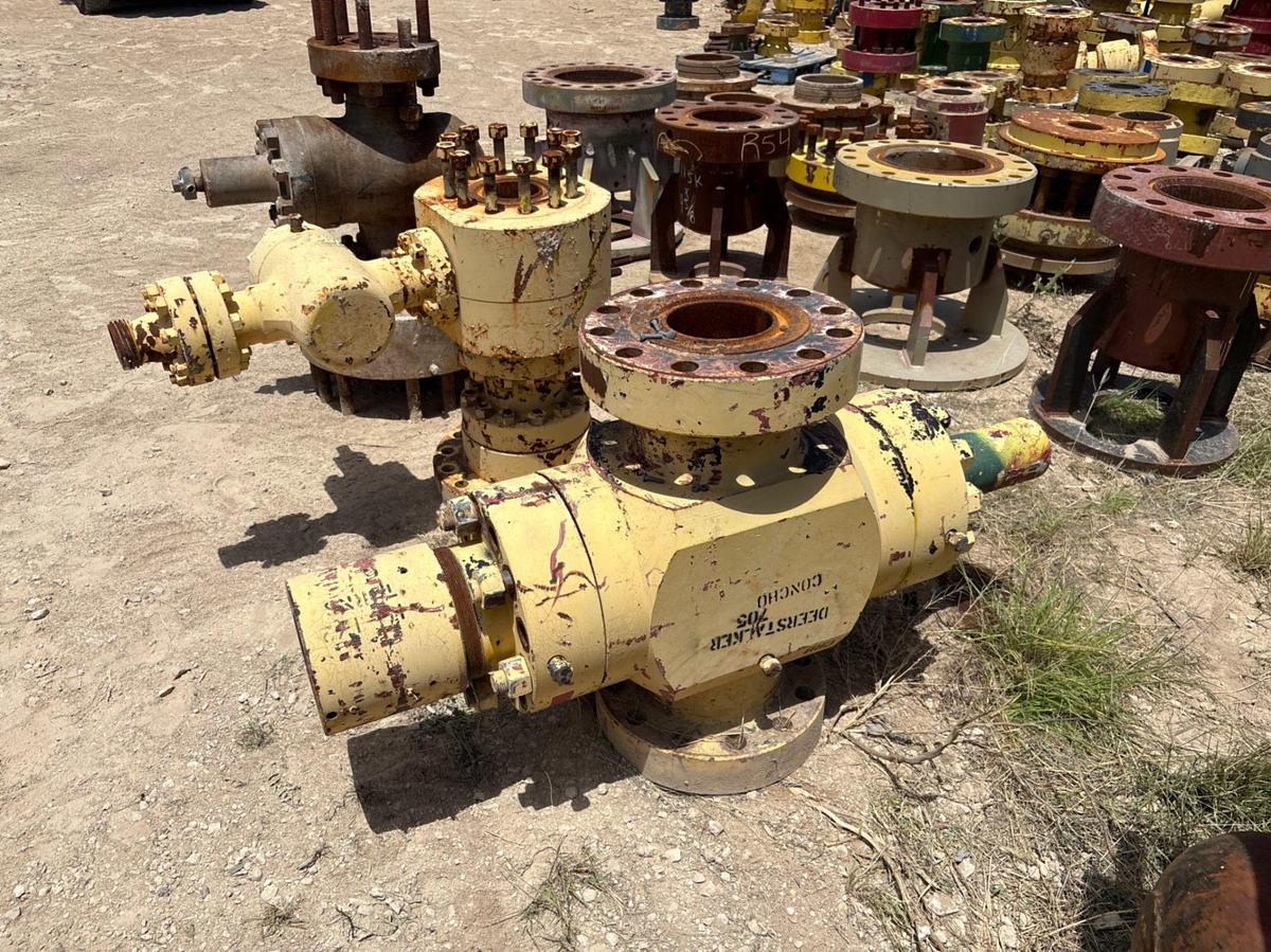Used (2) 5-1/8” 5K GATE VALVES (1) 7-1/16” GATE VALVE & (2) FLUID CROSSES