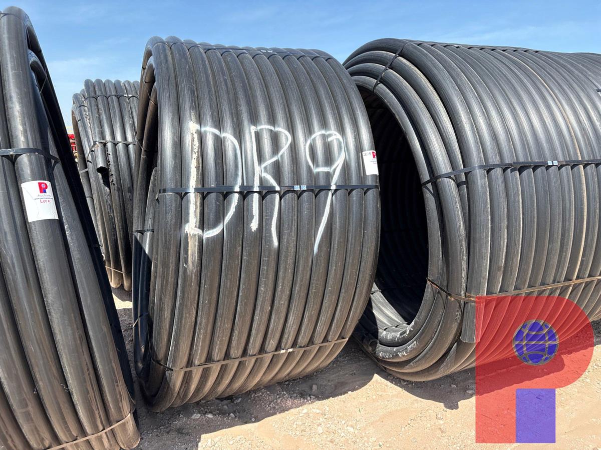 Used 1,000 FOOT ROLL OF 3" IPS SDR9 POLY PIPE