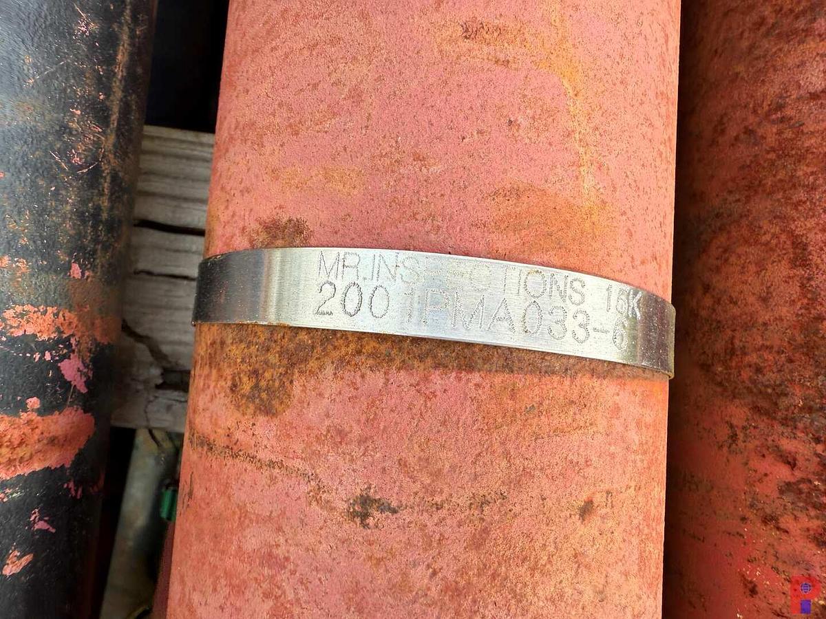 Used (25 X $) (25) 10’ JTS. OF 3” FIG 1502 15K WP FLOW IRON