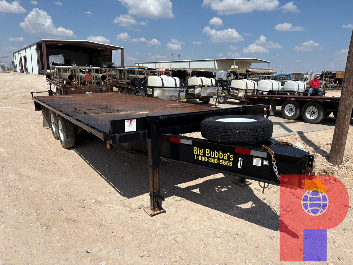 Used 2019 BIG BUBBA'S TRAILERS 20’ X 8’ T/A BUMPER PULL UTILITY TRAILER