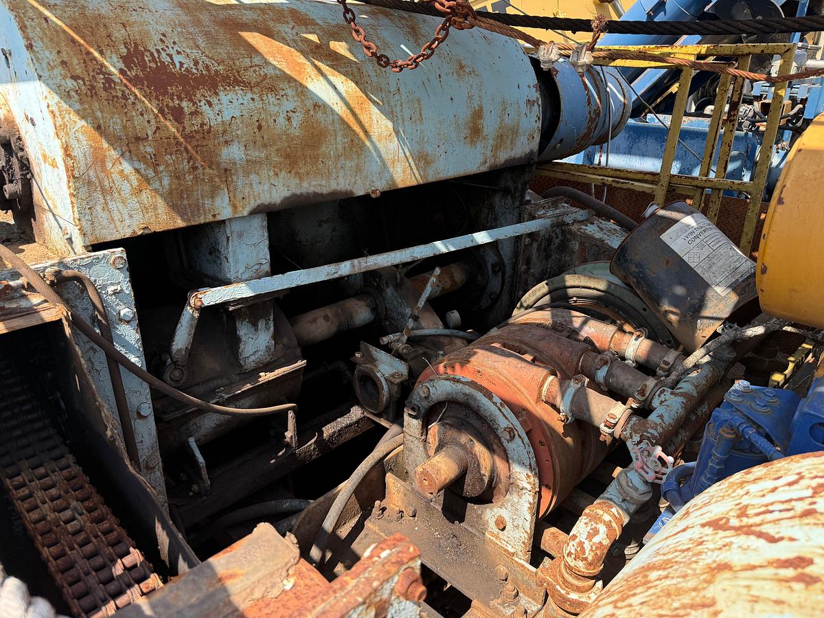 Used SPENCER-HARRIS MODEL 7000 TRAILER MTD DRILLING RIG & 14'L X 8'T X 16'W SUBSTRUCTURE W/ RAMP