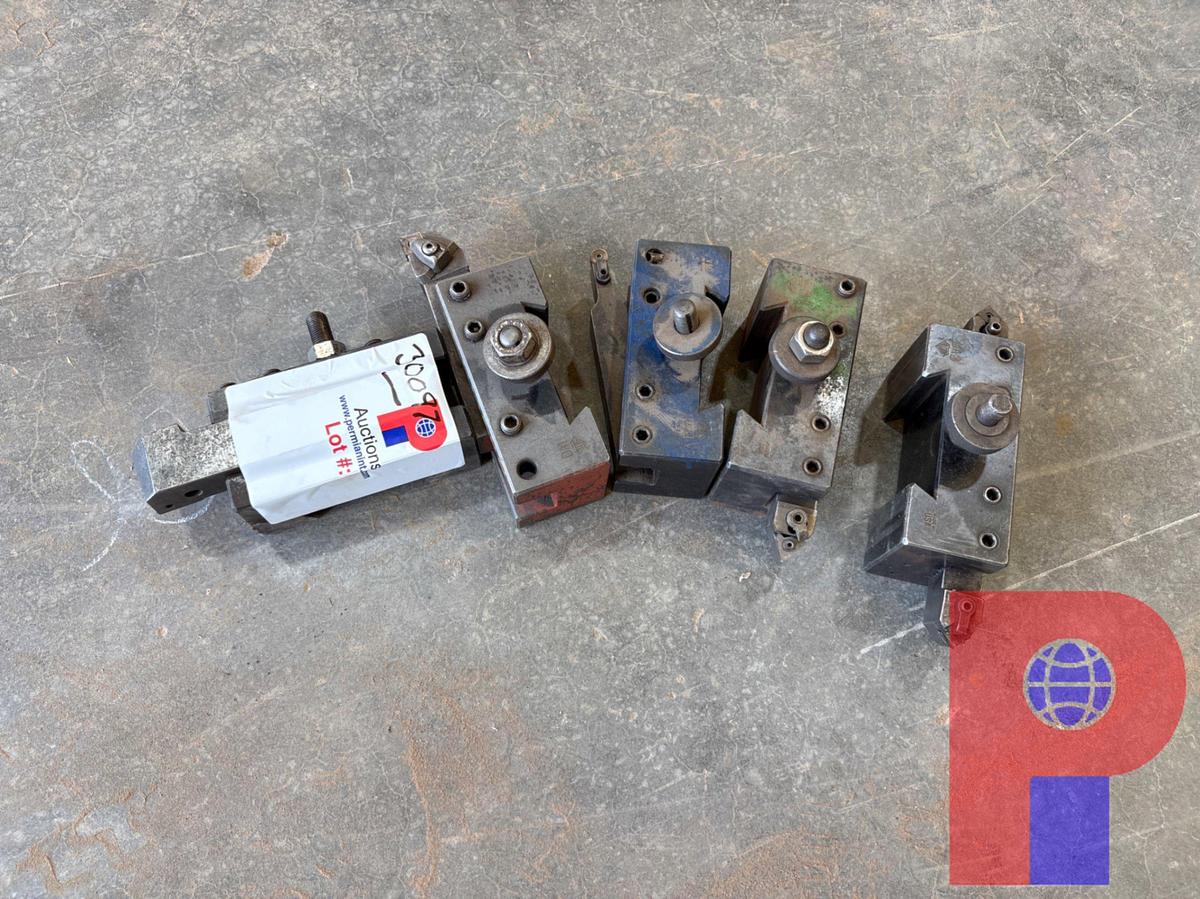 Used (5) ASSORTED TOOL HOLDERS FOR LATHE