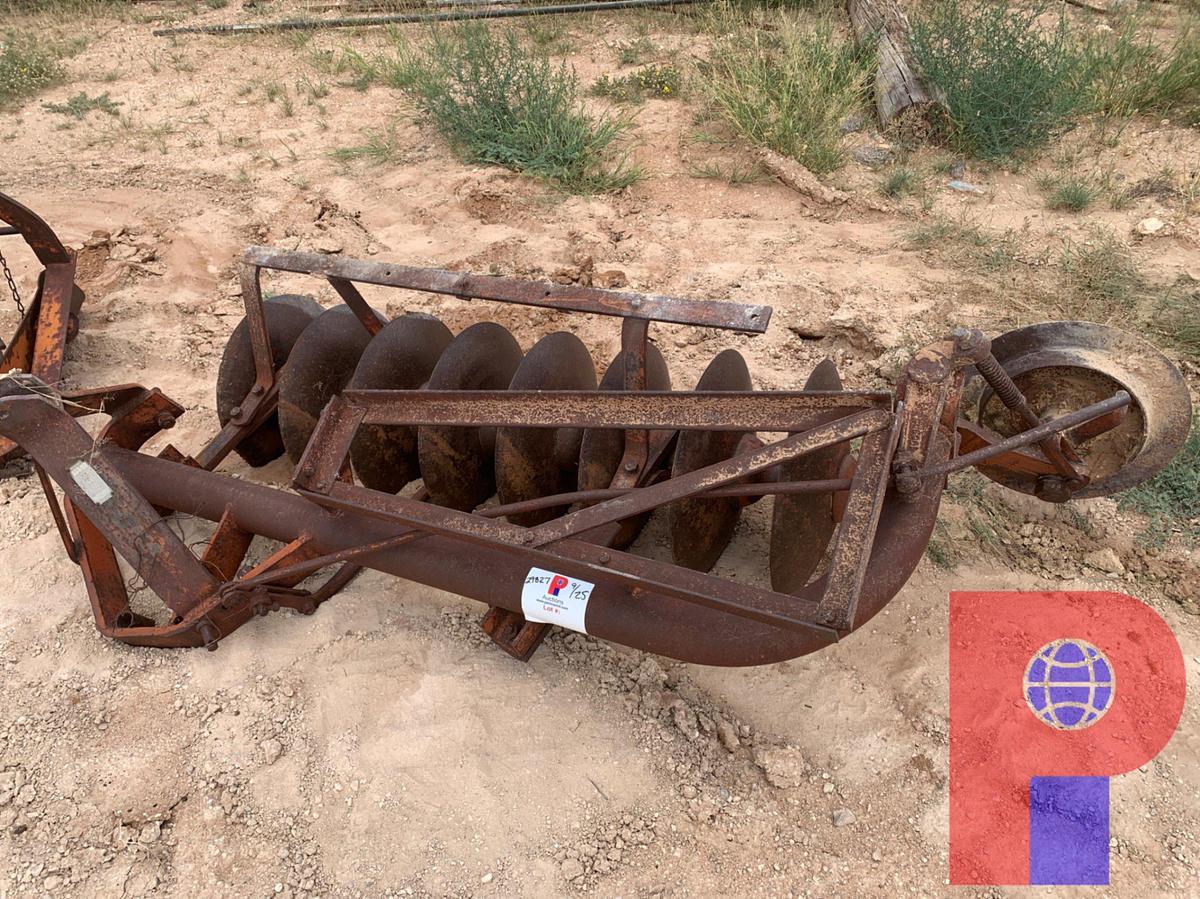 Used 3 POINT BUCKET AND SINGLE ROW DISC PLOW